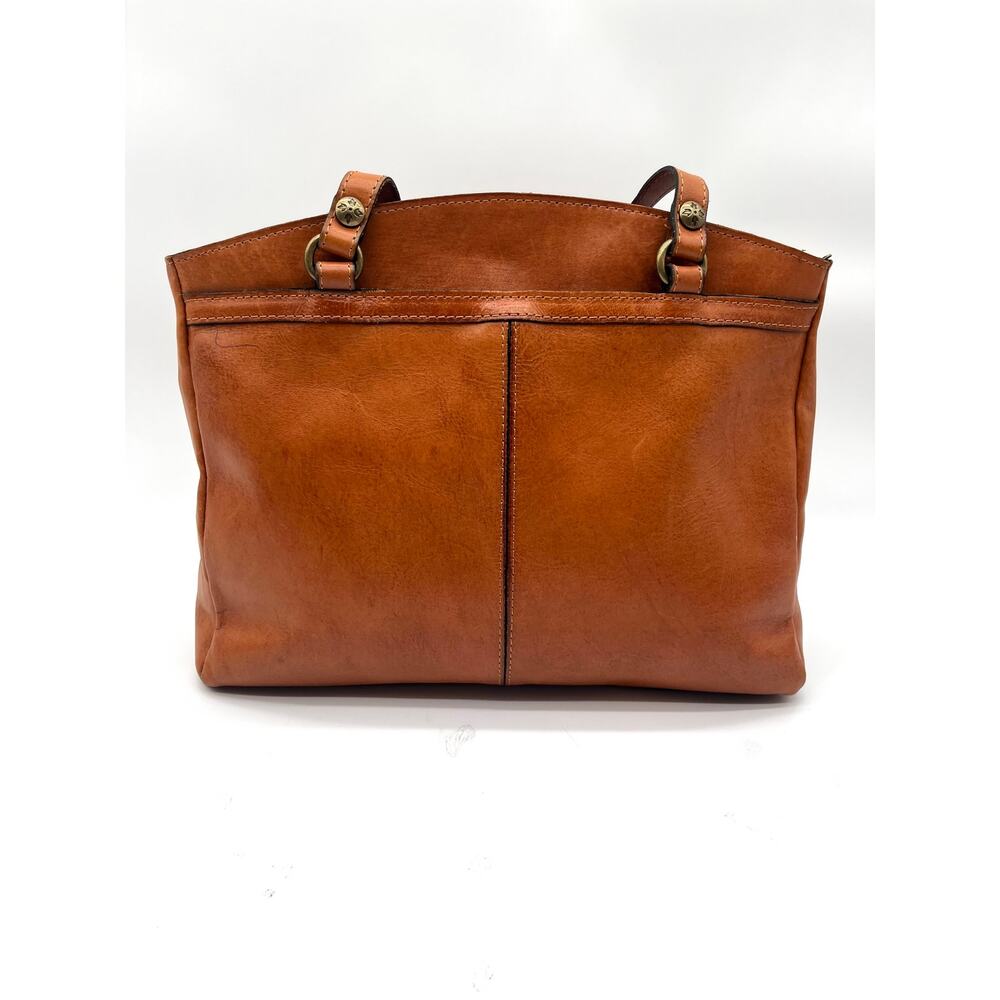 PATRICIA NASH Tooled Leather Poppy Tote, Embossed Florence Brown - Picture 4 of 13